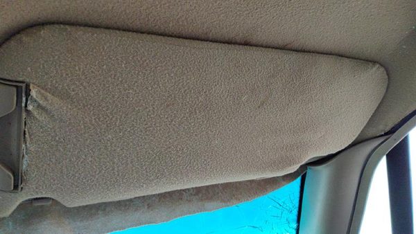 1991-1996 Buick Park Ave Ultra Passenger Right Sun Visor Oem Tan — photo 3
