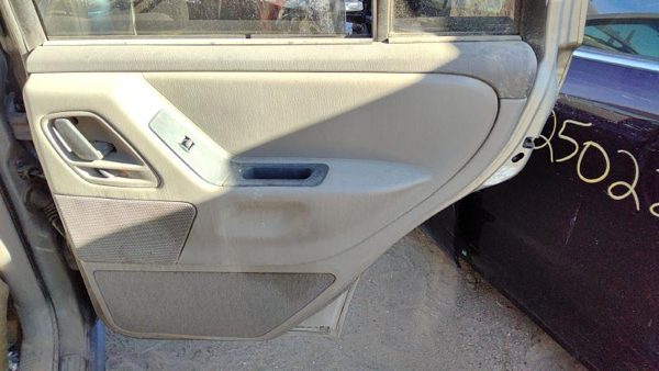 00-01 Grand Cherokee Passenger Right Rear Door Trim Panel Wth Switches Back Gray — photo 2