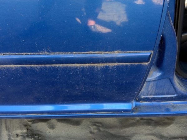 99-05 Jetta Passenger Right Rear Moulding From Door Oem Back Without Chrome Blue — photo 6
