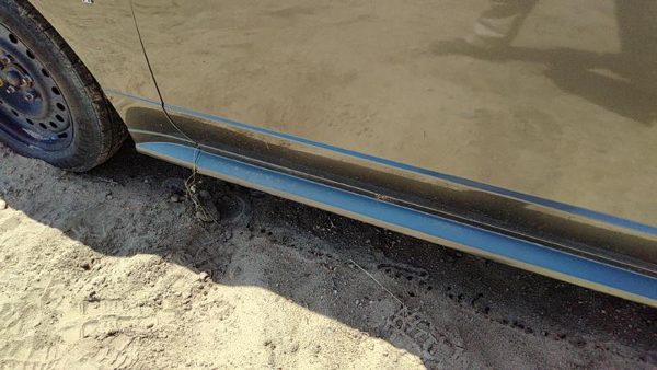 99-04 Mustang Driver Left Lower Rocker Panel Moulding Side Skirt Shadow Gray Cx — photo 4