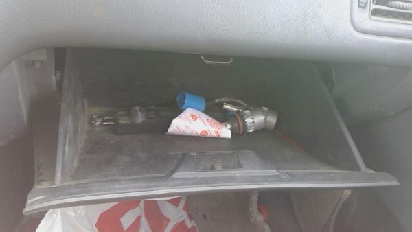 1996-2000 Honda Civic Glove Box Assembly Complete Door With Latch Oem Gray — photo 7