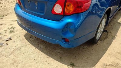 2009-2010 Toyota Corolla Rear Bumper Cover Assembly Oem Back Blue 8T7 5215902964
