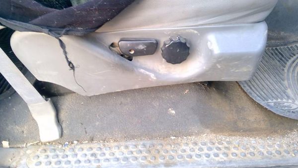 99-07 F350 Super Duty Passenger Right Side Seat Trim Panel Oem Gray — photo 2
