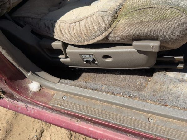 87 Nissan Maxima Passenger Right Side Power Seat Switch With Trim Panel Oem Gray — photo 5