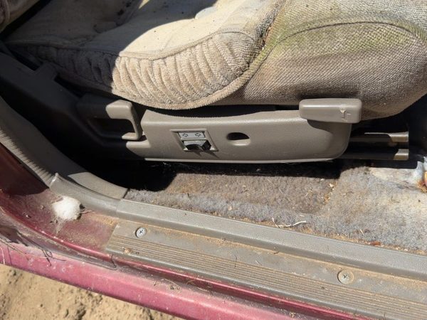 87 Nissan Maxima Passenger Right Side Power Seat Switch With Trim Panel Oem Gray — photo 3
