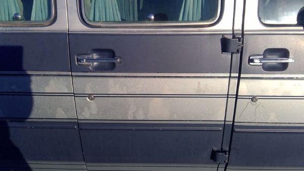 1989 Chevy Van 20 Series Rear Door RH Blue — photo 2