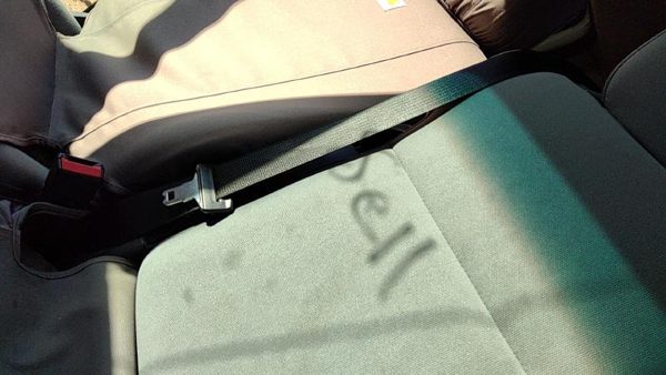 2011-2016 Ford F250 Middle Center Front Seat Belt Retractor Oem Shoulder Gray 3S — photo 1
