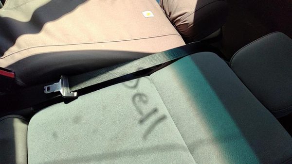 2011-2016 Ford F250 Middle Center Front Seat Belt Retractor Oem Shoulder Gray 3S — photo 3