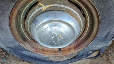 51-53 Chevy Bel Air 150 Sedan Wheel Cover Hub Cap Only Oem