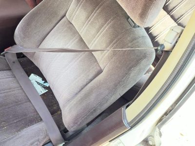86-89 Accord Lx Driver Left Front Seat Belt Retractor Oem Shoulder Sedan Maroon