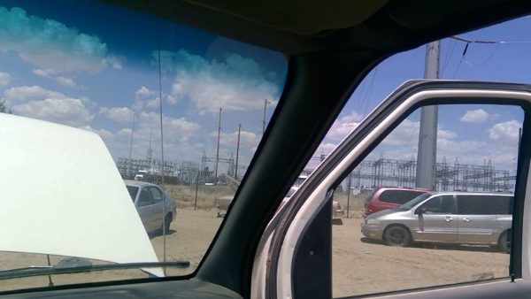 92-96 Ford Van E150 Passenger Right A Pillar Trim Windshield Post Panel Oem Gray — photo 8