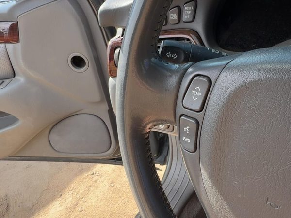 2002-2004 Cadillac Seville Steering Wheel Oem With Leather Dark Gray 145 — photo 7