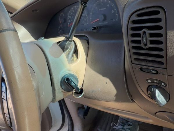 1997-2004 Ford F150 Steering Column Assembly Oem Tan Ex — photo 4