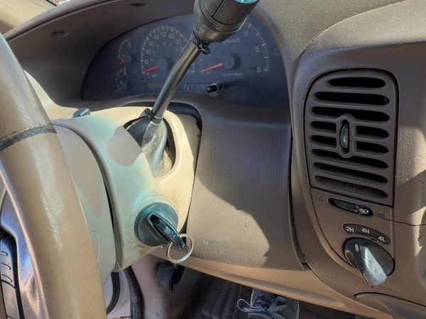 1997-2004 Ford F150 Steering Column Assembly Oem Tan Ex — photo 6