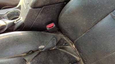 2007-2009 Lincoln Mkz Driver Left Front Seat Belt Buckle Receiver Oem Black Mw