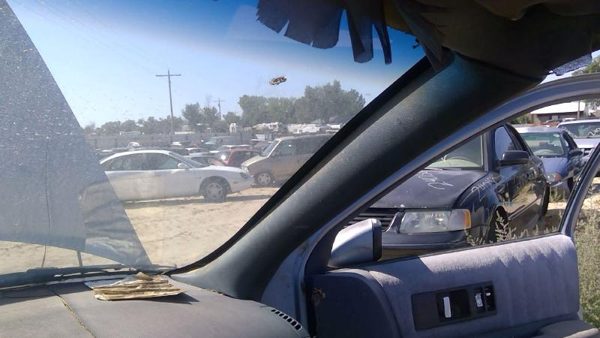 91-93 Chevy Caprice Passenger Right A Pillar Trim Windshield Post Panel Oem Blue — photo 2