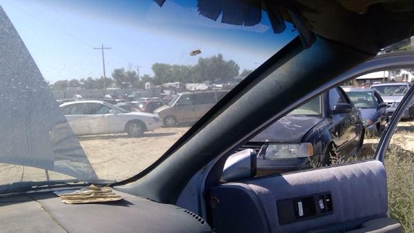 91-93 Chevy Caprice Passenger Right A Pillar Trim Windshield Post Panel Oem Blue — photo 1