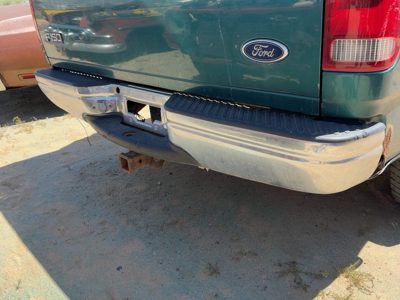 1997-2004 Ford F150 Chrome Rear Bumper With Mount Brackets Oem Xl3Z17906Cb