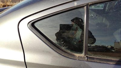 12-19 Nissan Versa Passenger Right Rear Vent Window Back Door Glass With Frame