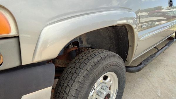 99-02 Sierra 2500 Hd Driver Left Front Wheel Flare Moulding Fender Pewter 11u — photo 3