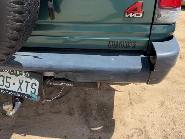 1993-1997 Isuzu Rodeo Rear Bumper With Mount Brackets Oem Green 732 5190822 — photo 7
