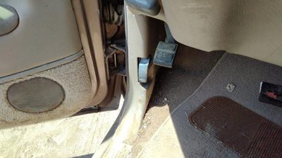 1995-2000 Silverado 2500 Driver Left Lower Kick Trim Panel Oem Tan 52D