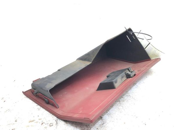 1989 Ford F350 Glove Box Assembly Complete Door With Latch Oem Red — photo 7