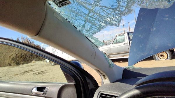 06-10 Vw Jetta Driver Left A Pillar Trim Windshield Post Panel Oem Gray — photo 2