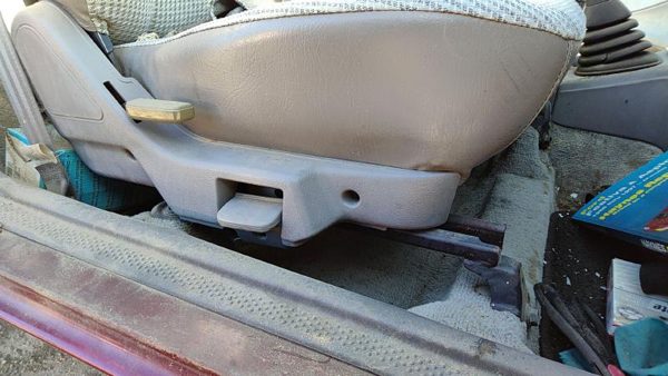 1994-1997 Ford Aspire Passenger Right Side Seat Trim Panel Oem Gray — photo 2