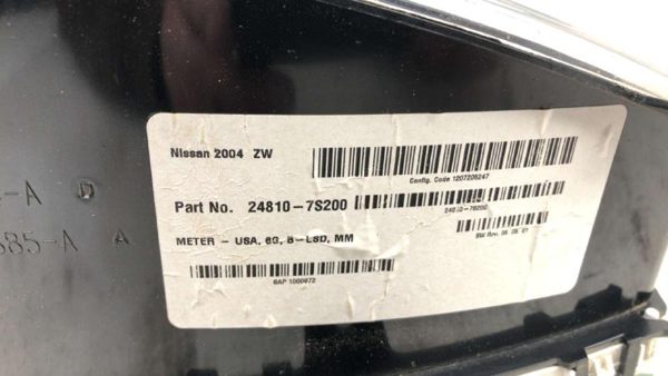 2004 Nissan Titan Speedometer Cluster Instrument Gauges Panel Oem Dash 248107 — photo 10