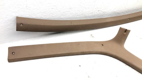 1987-1991 Ford F150 A Pillar Trim Panel Pair Set Left Right Tan Oem — photo 6