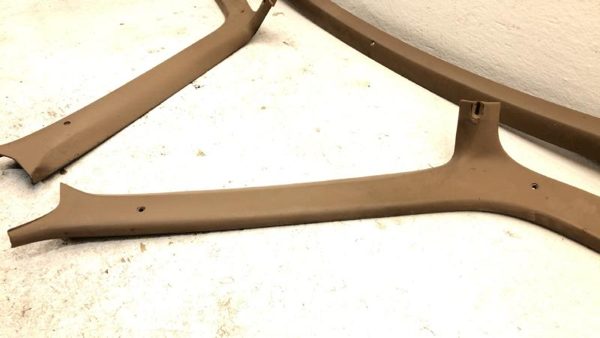 1987-1991 Ford F150 A Pillar Trim Panel Pair Set Left Right Tan Oem — photo 5