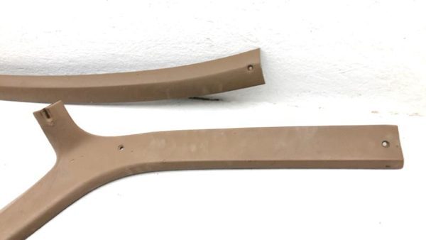 1987-1991 Ford F150 A Pillar Trim Panel Pair Set Left Right Tan Oem — photo 4