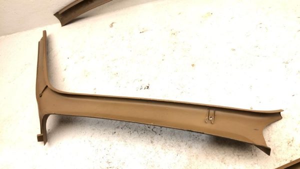 1987-1991 Ford F150 A Pillar Trim Panel Pair Set Left Right Tan Oem — photo 13