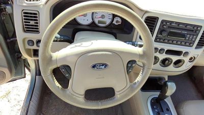 2007 Ford Escape Steering Wheel OEM Nh Dark Pebble Tan