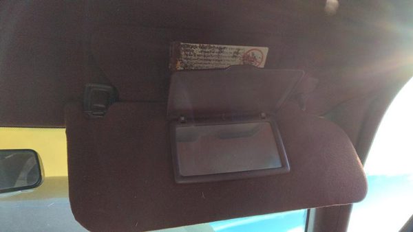 1997-1999 Buick Lesabre Passenger Right Sun Visor Oem Red — photo 3