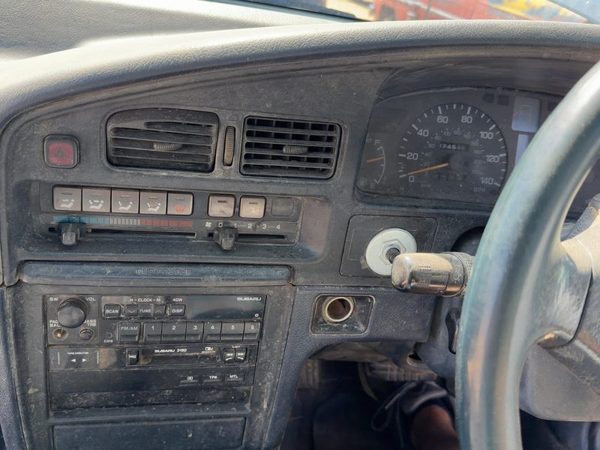 1992-1994 Subaru Legacy Rhd Trim Bezel Around Radio Surround Dash Panel Oem Gray — photo 2