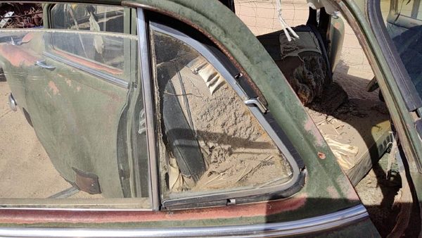 53 Bel Air 150 Sedan Passenger Right Front Vent Window Small Door Glass Wh Frame — photo 2
