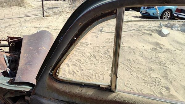 53 Bel Air 150 Sedan Passenger Right Front Vent Window Small Door Glass Wh Frame — photo 6