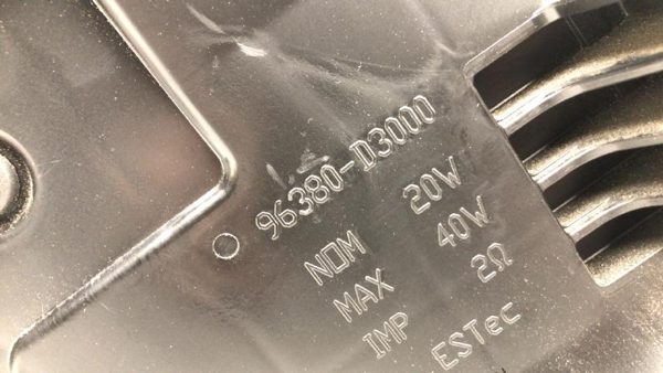 16-18 Hyundai Tucson Factory Subwoofer Oem Rear Speaker With Box Stereo Radio — photo 3