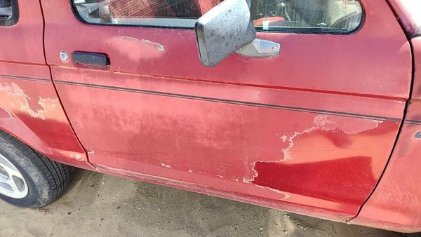 1990 Ford Bronco Front Door RH Red — photo 2