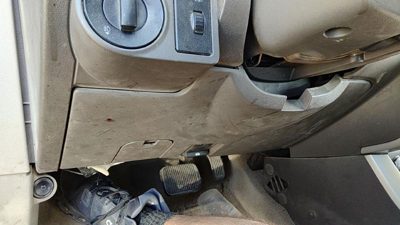 2010-2011 Ford Focus Lower Dash Under Column Knee Bolster Trim Panel Oem Gray Gs