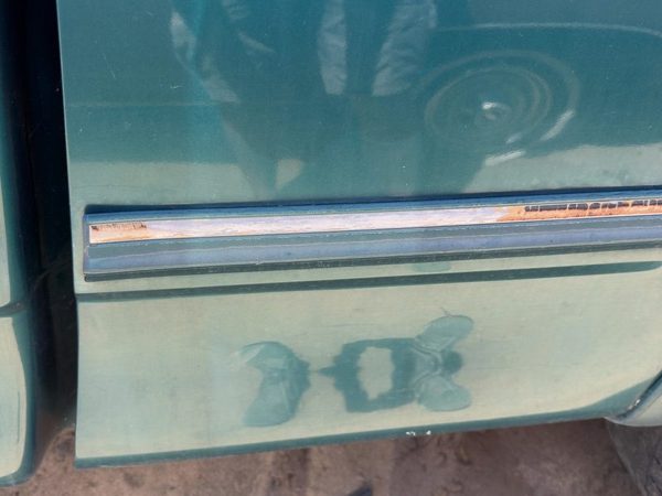1998 Ford F150 Driver Left Rear Moulding On Quarter Panel Oem Pacific Green Ps — photo 3