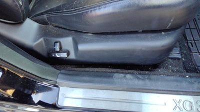 02-05 Hyundai Xg350 Passenger Right Side Power Seat Switch With Trim Panel Black