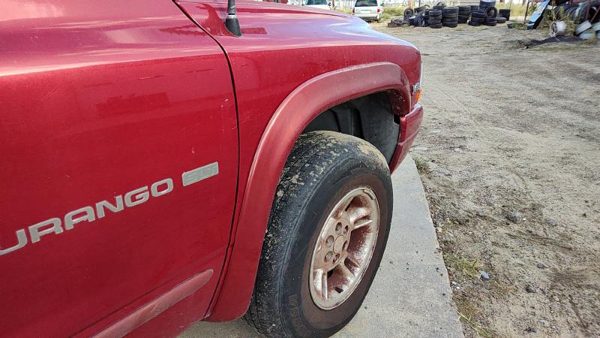 1998-2003 Dodge Durango Passenger Right Front Fender Oem Red 55255030aa — photo 5