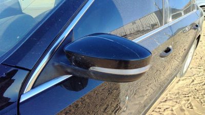 2013-2015 Vw Passat Driver Left Side Mirror Door Mounted Oem Power Black A1