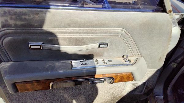83-87 Grand Marquis Driver Left Front Door Trim Panel With Master Switch Gray — photo 3