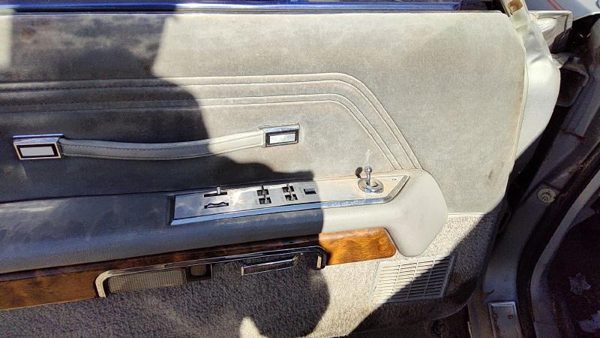 83-87 Grand Marquis Driver Left Front Door Trim Panel With Master Switch Gray — photo 4