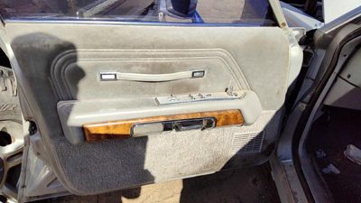 83-87 Grand Marquis Driver Left Front Door Trim Panel With Master Switch Gray