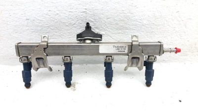2005-2008 Mazda Tribute Complete Fuel Rail With Injectors Set Loaded Oem 2.3L